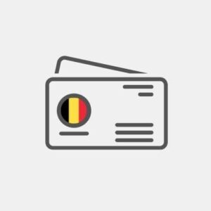 Belgískt nafnspjald