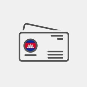 Nafnspjald Kambódíu