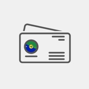 Nafnspjald á Jólaeyju