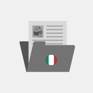 Italy Confidentiality documents