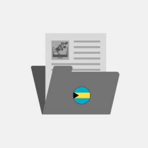 Marketingdokumente der Bahamas
