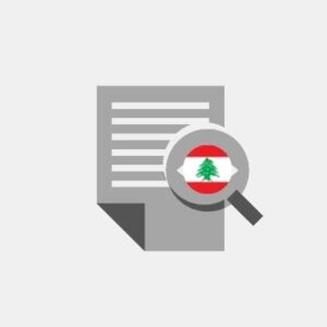 Lebanon - Market research