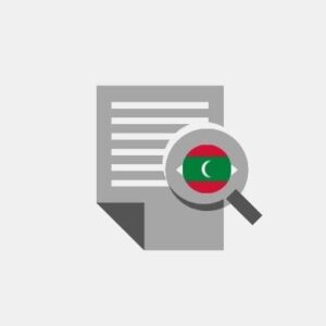 Maldives - Market research