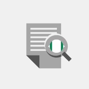 Nigeria - Market research