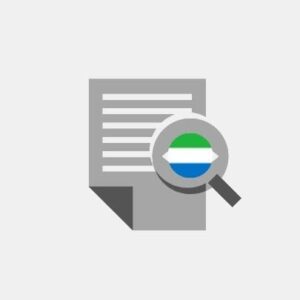 Sierra Leone - Market research