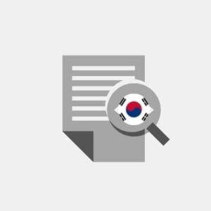 South Korea - Market research