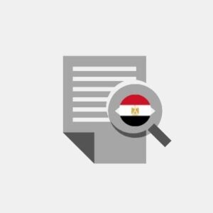 Egypt - Market research