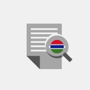 Gambia - Market research