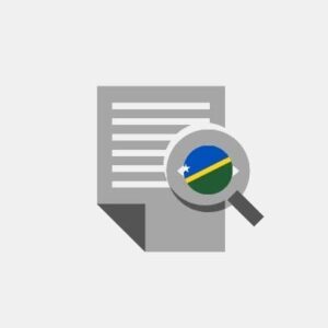Solomon Islands - Market research