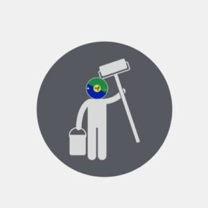 Декорация на офиса на Коледния остров