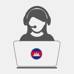 Kundesupport i Cambodja