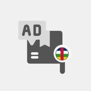 Paket web oglasa za Srednjoafričku Republiku