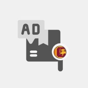 Sri Lanka Pack of web ads
