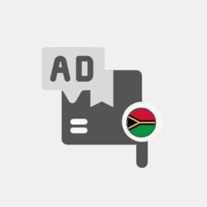 Vanuatu Pack of web ads