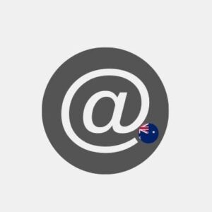 Profesionální e-mail pro Austrálii