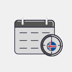 Iceland Online Calendar Reseller