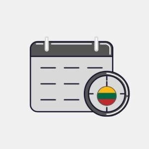 Lithuania Online Calendar Reseller