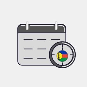 New Caledonia Online Calendar Reseller
