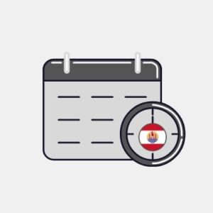 French Polynesia Online Calendar Reseller