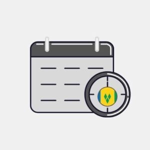 Saint Vincent and the Grenadines Online Calendar Reseller