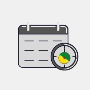 French Guiana Online Calendar Reseller