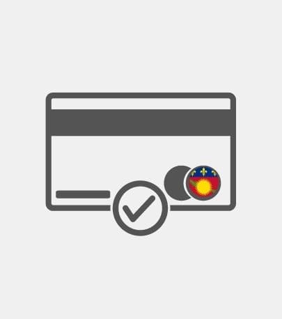 EN-Accept-card-74-1 Guadeloupe - Accept cards