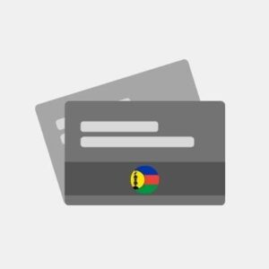 New Caledonia - Bank card