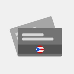 Puerto Rico - Bank card