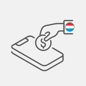 Luxembourg - Payment by continent