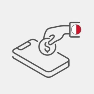Malta - Payment by continent