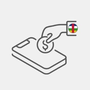 República Centro-Africana - Pagamento por continente