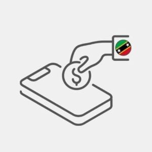 Saint Kitts and Nevis - Payment by continent