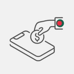 Bangladesh - Pagamento por continente