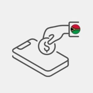 Vanuatu - Payment by continent