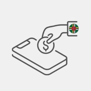 Dominica - Payment by continent