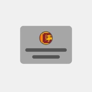 Sri Lanka Phone card - Voip