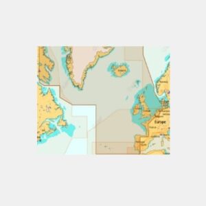 Mapy CMap pro evropské atlantické pobřeží
