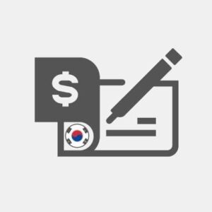 South Korea - Bank account