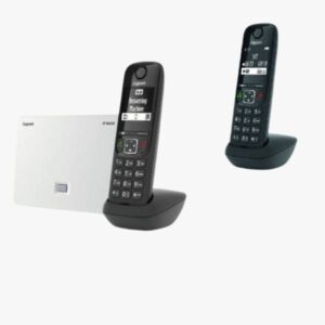 Gigaset AS690A IP Base + AS690HX Handset – Black