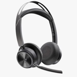„Poly Voyager Focus 2“ belaidės ausinės su USB-A ryšiu „Microsoft Teams“