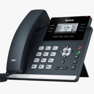 Téléphone IP Yealink T42U – Téléphone VoIP 12 lignes avec Gigabit et USB