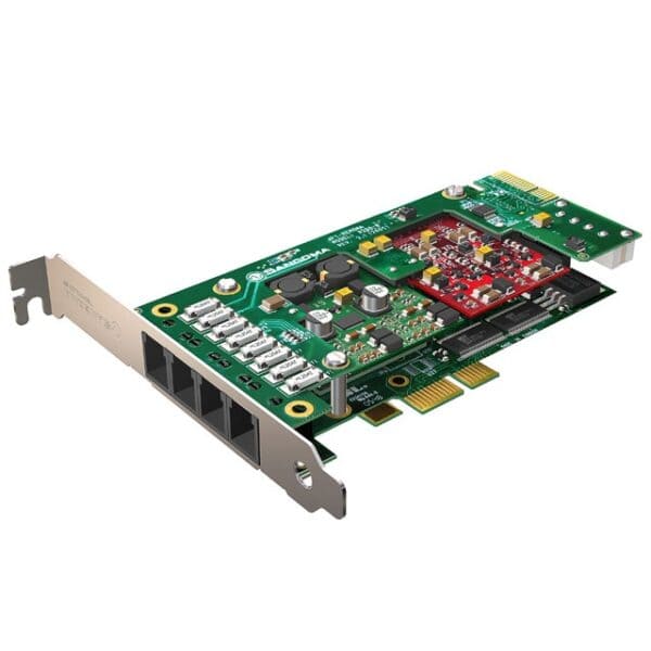 Sangoma A200DE - PCI-e Base Card with Echo Cancellation