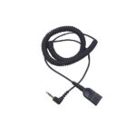 Addcom QD to 3.5mm Curly Cable - Audio Adapter