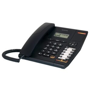 Telefone de mesa analógico premium Alcatel Temporis 580 - Preto