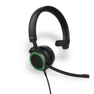 Fone de ouvido USB mono Snom A330M com controles de áudio