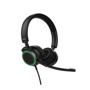 Fone de ouvido duplo USB Snom A330D com controle remoto e áudio HD