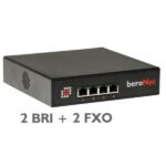 Beronet BFSB2S02XO Gateway - 2 BRI + 2 FXS Mixed Ports