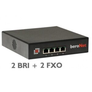 Beronet BFSB2S02XO Gateway - 2 BRI + 2 FXS blandaðar tengi
