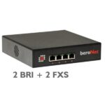 Beronet BFSB2HY Gateway - 2 BRI + 2 FXS Hybrid Configuration