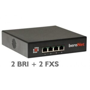 Beronet BFSB2HY hlið - 2 BRI + 2 FXS blendingsstilling